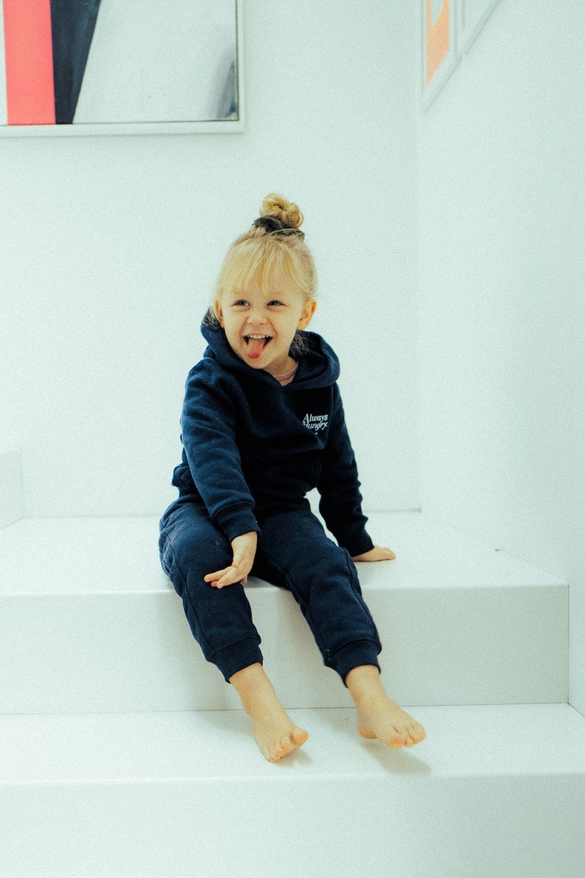 NEW - Always Hungry KIDZ Set - Hoodie & pants - Navy blue