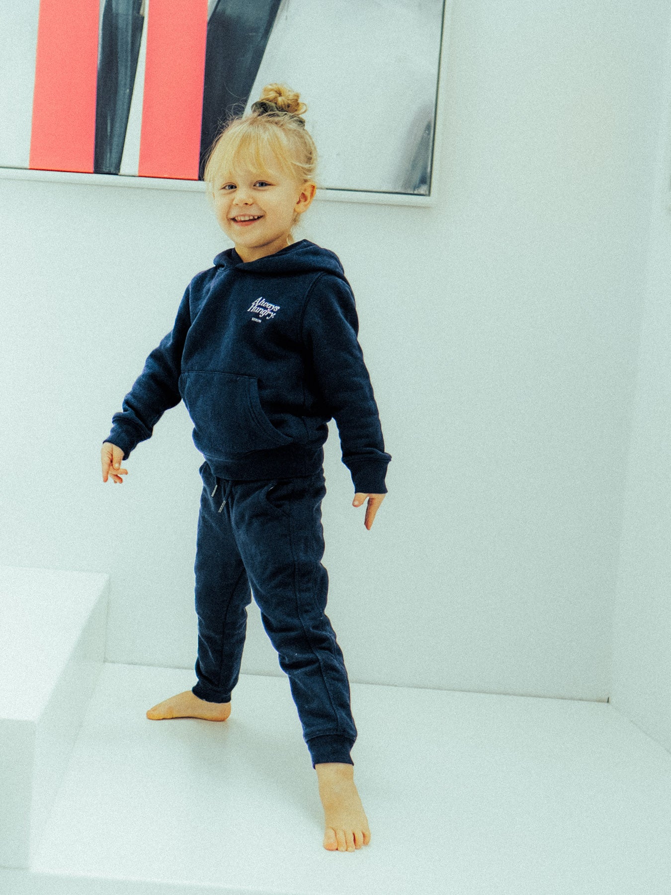 NEW - Always Hungry KIDZ Set - Hoodie & pants - Navy blue