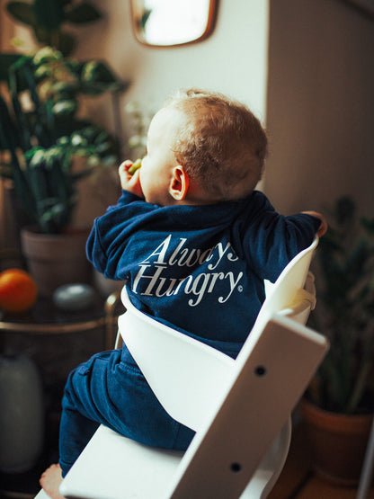 NEW - Always Hungry Baby Set - Sweatshirt and pants - Navy Blue