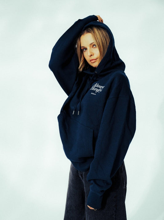 NEW - FoG – Always Hungry Hoodie Navy blue UNISEX